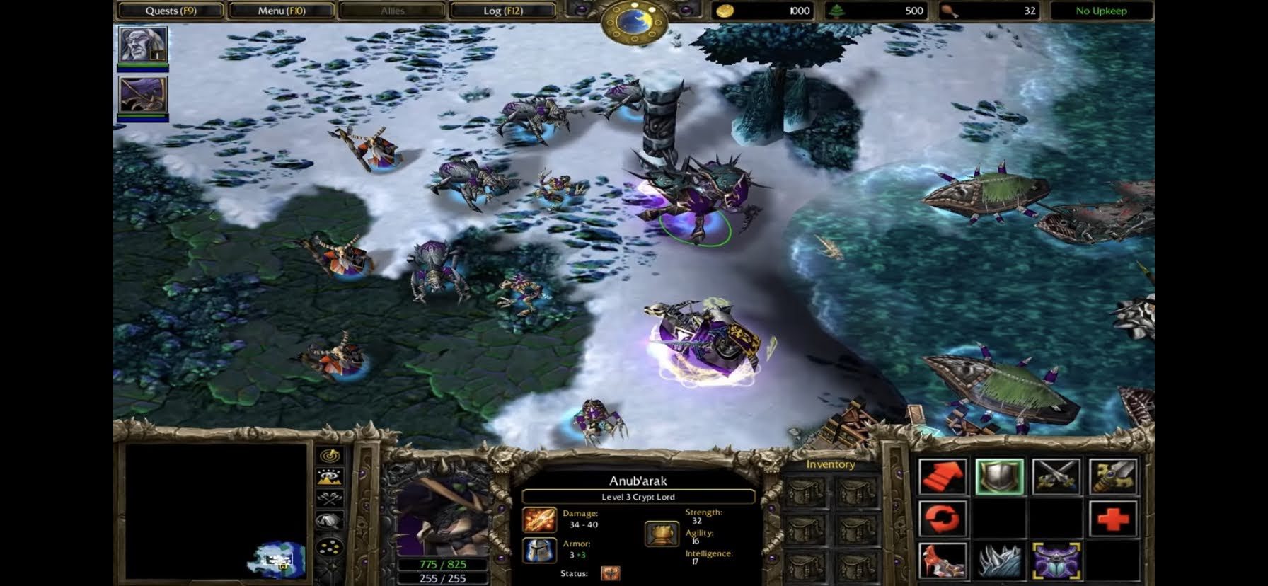 warcraft iii: the frozen throne