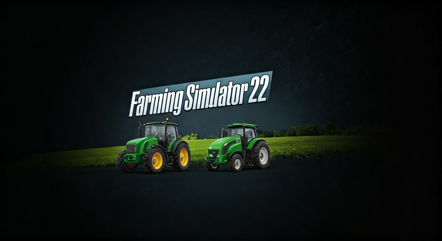 Minimalist Farming Simulator 22 features graphic.