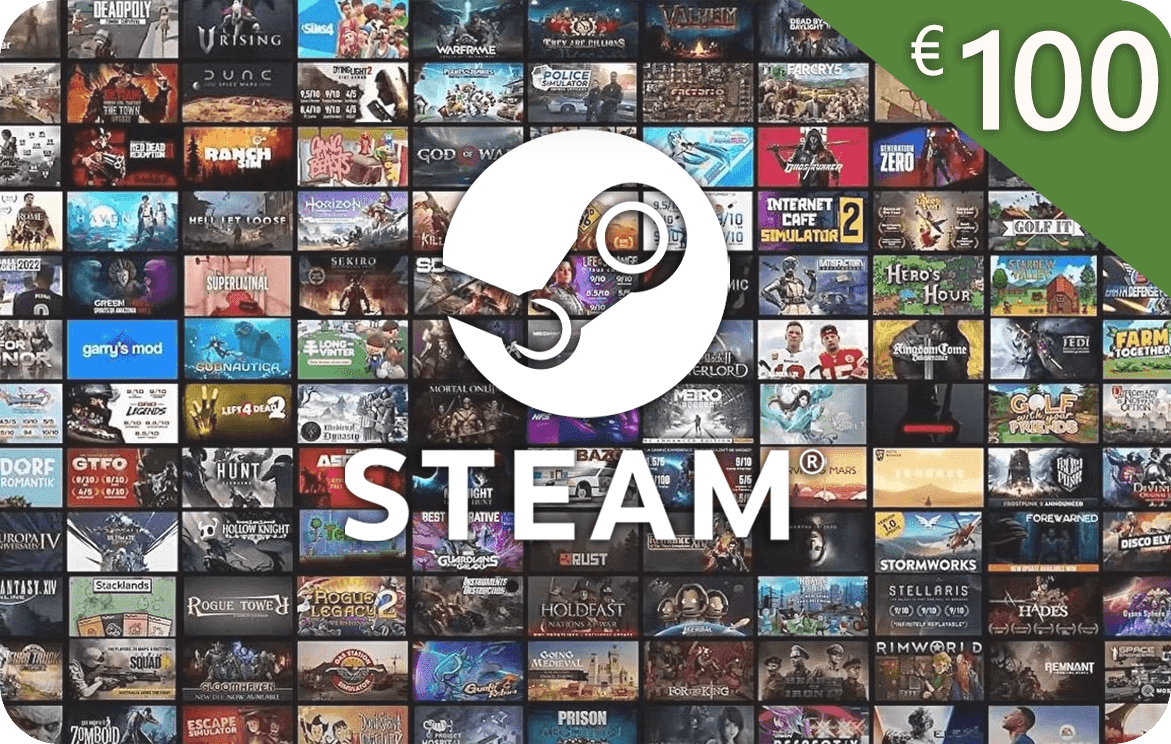 steam wallet 100 eur